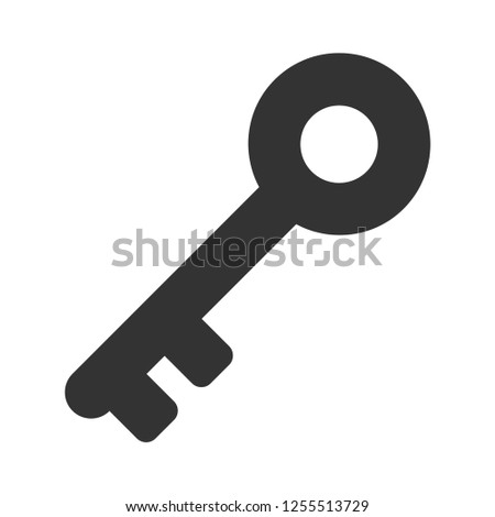 Key icon. Keyword vector sign.