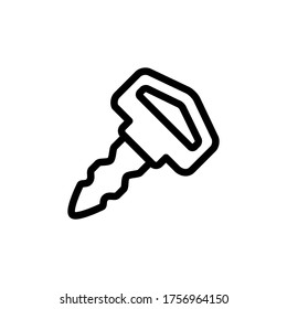 diseño de líneas de iconos clave