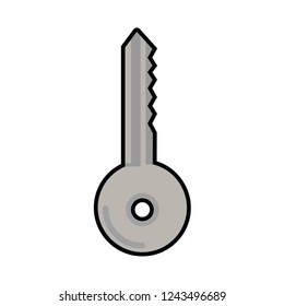 Key icon. Line icon illustration