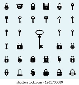 key icon. lock and keys icons universal set for web and mobile