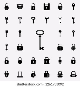 key icon. lock and keys icons universal set for web and mobile