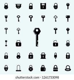 key icon. lock and keys icons universal set for web and mobile