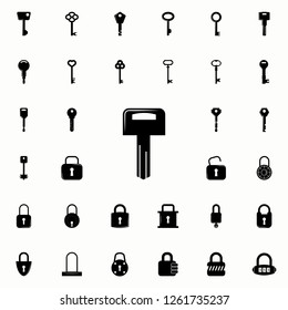 key icon. lock and keys icons universal set for web and mobile