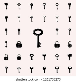 key icon. lock and keys icons universal set for web and mobile