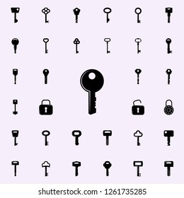 key icon. lock and keys icons universal set for web and mobile