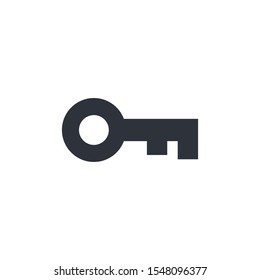 key icon lock symbol logo template design element