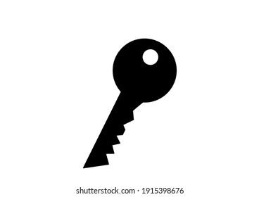 Key icon . Lock or unlock sign. Vector illustration