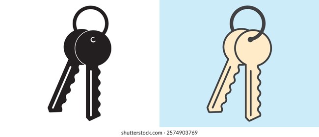 Key icon. Lock or unlock sign. Padlock , Lock symbol. Unblock. Password icon. Safety symbol. Door key icon. Key icon for web site , app, ui etc 
