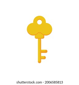 icono de clave, ilustración del vector de bloqueo