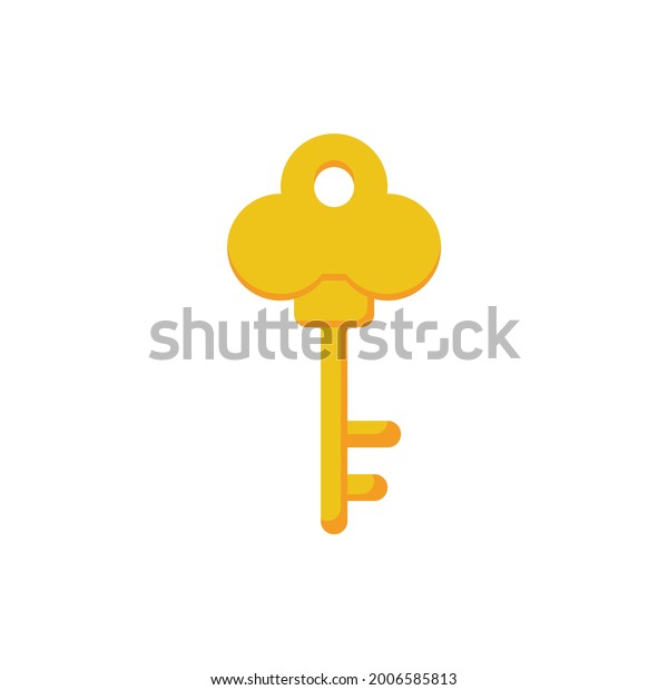 key icon, lock vector\
illustration
