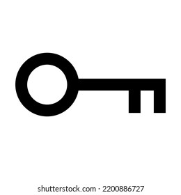 Icono de tecla para bloquear y desbloquear. Contraseña. Vector.