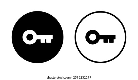 Key icon logo design. Key sign and symbol.