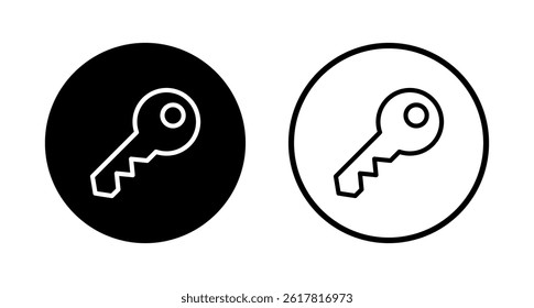 Key icon logo design. Key sign and symbol.