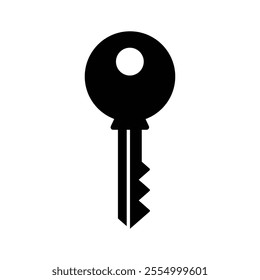 Key icon logo design template isolated