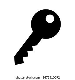 key icon. Logo element illustration. key design. key concept. Can be used in web and mobile, simple icon vector