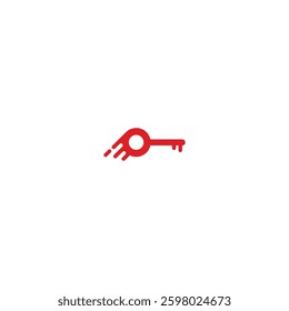 Key icon logo flat vector design