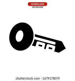 key icon or logo isolated sign symbol vector illustration - high quality black style vector icons
