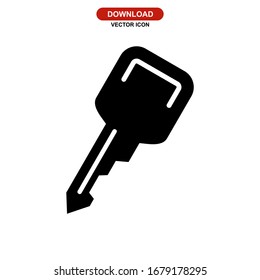 key icon or logo isolated sign symbol vector illustration - high quality black style vector icons
