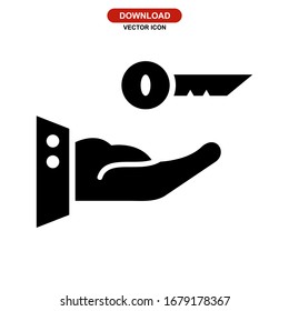 key icon or logo isolated sign symbol vector illustration - high quality black style vector icons
