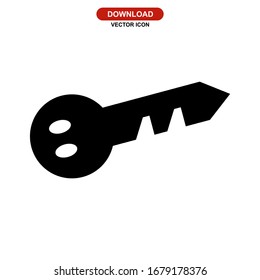 key icon or logo isolated sign symbol vector illustration - high quality black style vector icons
