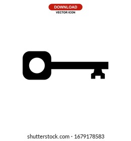 key icon or logo isolated sign symbol vector illustration - high quality black style vector icons
