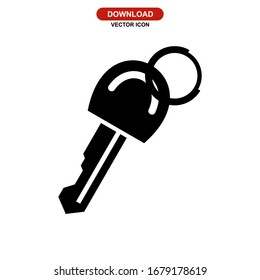 key icon or logo isolated sign symbol vector illustration - high quality black style vector icons
