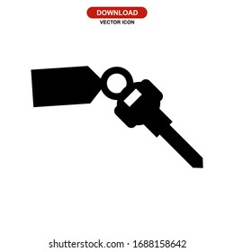 key icon or logo isolated sign symbol vector illustration - high quality black style vector icons
