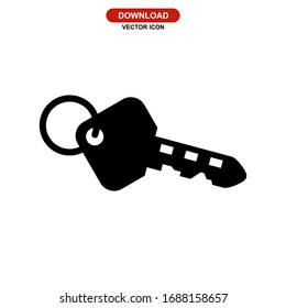 key icon or logo isolated sign symbol vector illustration - high quality black style vector icons
