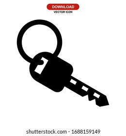key icon or logo isolated sign symbol vector illustration - high quality black style vector icons
