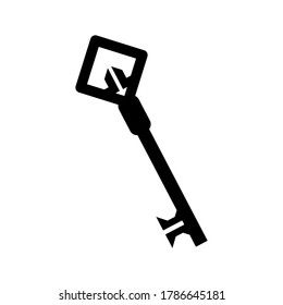 key icon or logo isolated sign symbol vector illustration - high quality black style vector icons
