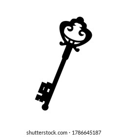 key icon or logo isolated sign symbol vector illustration - high quality black style vector icons
