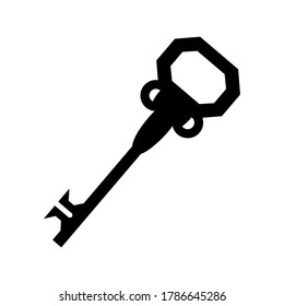 key icon or logo isolated sign symbol vector illustration - high quality black style vector icons
