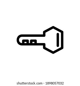 key icon or logo isolated sign symbol vector illustration - high quality black style vector icons
