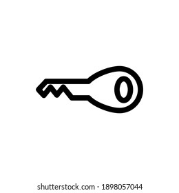 key icon or logo isolated sign symbol vector illustration - high quality black style vector icons
