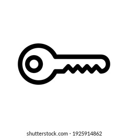 key icon or logo isolated sign symbol vector illustration - high quality black style vector icons
