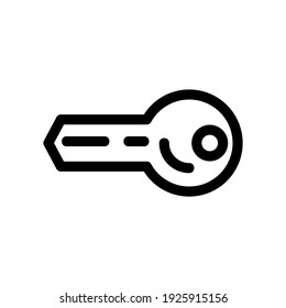 key icon or logo isolated sign symbol vector illustration - high quality black style vector icons

