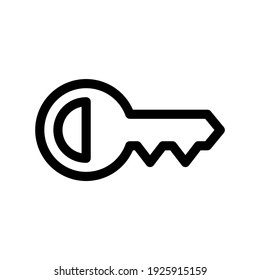 key icon or logo isolated sign symbol vector illustration - high quality black style vector icons
