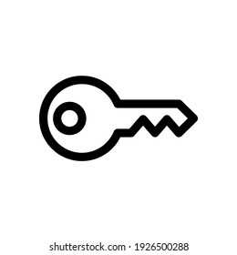 key icon or logo isolated sign symbol vector illustration - high quality black style vector icons
