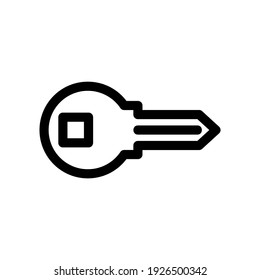 key icon or logo isolated sign symbol vector illustration - high quality black style vector icons
