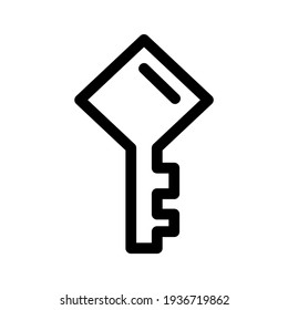 key icon or logo isolated sign symbol vector illustration - high quality black style vector icons
