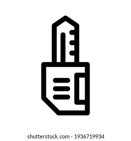 icono de clave o logotipo símbolo de signo aislado ilustración vectorial - iconos vectoriales de estilo negro de alta calidad
