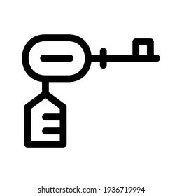 key icon or logo isolated sign symbol vector illustration - high quality black style vector icons
