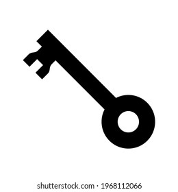 key icon or logo isolated sign symbol vector illustration - high quality black style vector icons
