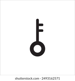 diseño de Vector de logotipo de icono de llave