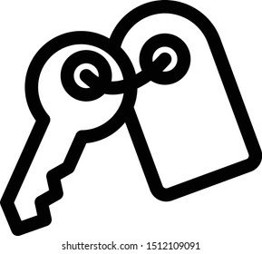 key icon for logo, web design and other