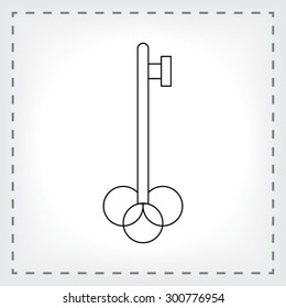 Key Icon - Minimal Tattoo