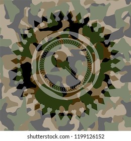 key icon on camo texture