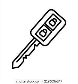 key icon on white background