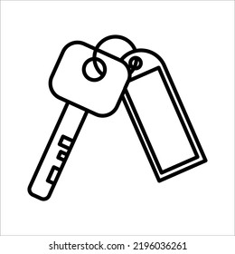 key icon on white background