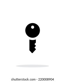 Key icon on white background. Vector illustration.